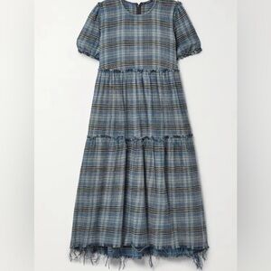 R13 Shredded Relaxed Midi